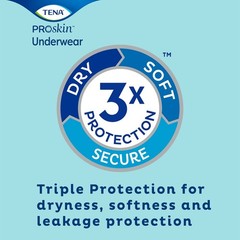 Disposable Pull-On Underwear for Adults, Large, Tear-Away Seams, 18 Count