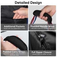 Rollator Travel Bag – Waterproof Wheelchair Bag for Folding Walker, Compact W…