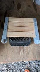 Moen Home Care Wall Mounted Solid Teak Wood Shower Seat DN7110