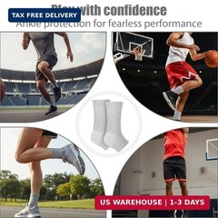 Bamboo Compression Socks, Soft Bamboo Foot Ankle Sleeves, Suitable Foot Sleeves