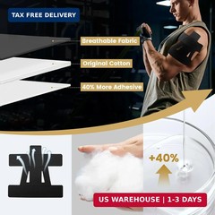 PreCut Kinesiology Tape for Shoulder (20 Pcs) – Waterproof Breathable Athleti, E