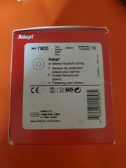 Hollister Adapt 7805 Flat Ostomy Barrier Ring 48mm 10 Count Box 04/2027 New