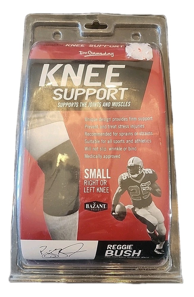 Dr Gameday Knee Support Size SMALL Reggie Bush Left/Right No Slip Sports Brace
