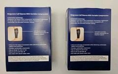 Walgreens Calf Sleeves Variable Compression S/M Moderat Support L/R LOT OF 2 NEW