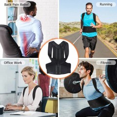 Magnet Back Corset Posture Corrector Belt Orthopedic Therapy Shoulder Correction