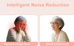 New BTE invisible hearing aid, 6 volume levels, 2 noise reduction modes