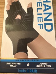 Copper Fit Copper Infused Compression Gloves Hand Relief L/XL Unisex 1 Pair