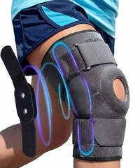 Hinged Knee Brace Stabilizer for ACL MCL Meniscus Tear Arthritis Large 15.5-2…