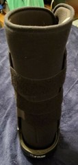 Top Shelf Orthopedics Large Walking Boot, Black, Brace Ankle Break Sprain