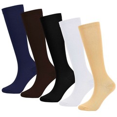 5Pairs Womens Compression Socks Pain Relief Calf Leg Foot Support Stocking US