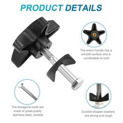 Tinoaly 2 Sets Rollator Walker Replacement Knobs, Comfortable Replacement Arm Ad