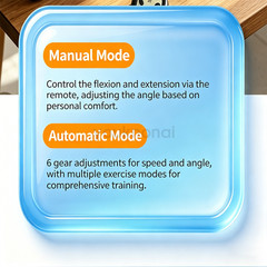 Adjustable Elbow Exerciser, 6-Speed CPM Machine for Post-Surgery Injury Recovery