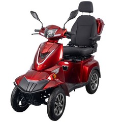 4-Wheel Electric Mobility Scooter for Adults & Seniors 15.5mph 25-37 Miles Range