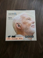 Cearvol Nano OTC Hearing Aids Invisible ITC UV Cleaning 54+Hr Battery