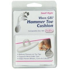 PediFix Visco-Gel Hammer Toe Cushion, Medium Left (2 Pack), N/A