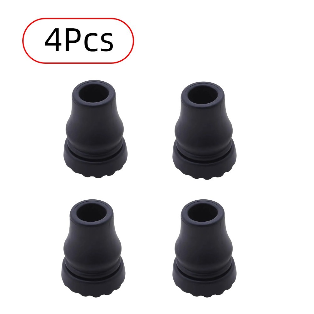 4Pcs Cane Tips 3/4 Inch Heavy Duty Rubber Cane Tips Anti Slip TPR Replacement…