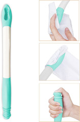 Bottom Wiping Aid – Long Reach Comfort Wipe – Self Wipe Assist for Toileting Aid