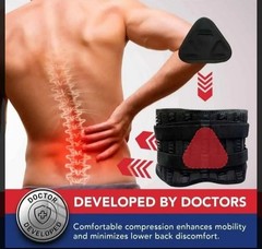 Dr Arthritis Back Brace Hernia Support Belt Lower Lumbar Men & Women Size MEDIUM
