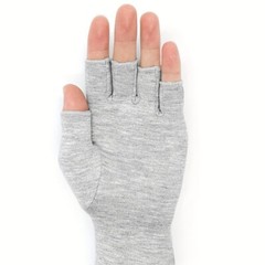 1Pair Bamboo Fiber Compression Gloves for Hand Care Exercise Wrist Brace Support
