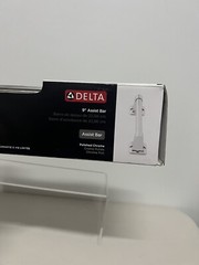 DELTA 9″ Assist Bar NEW Metal Polished Chrome ~300 LB~ Fixture Mobility Mount