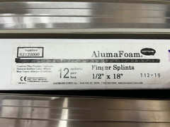 Finger Splints 12x Aluminum Foam 1/2″ x 18″ AlumaFoam broken Hartmann dislocated