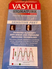 Vasyli Signature David Armstrong II Sensitive Feet Orthotic Insole X-LARGE New!
