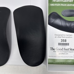 The Good Feet Store Maintainer Mid-flex 358 Arch Support Faux Leather