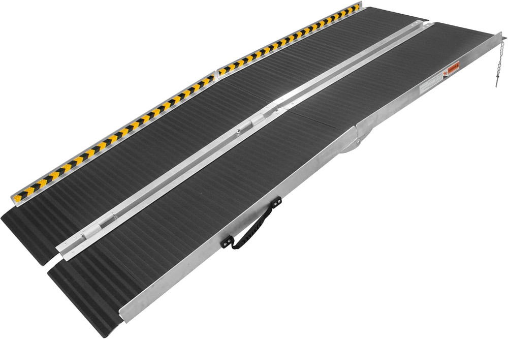 6FT Portable Non-Slip Aluminum Wheelchair Ramp for Home Steps and Doorways