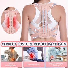 Back Brace Posture Corrector Women Men Shoulder Straightener Support CFR