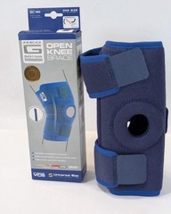 New Neo G Open Knee Brace Support Universal Size Adjustable Compression Open Box