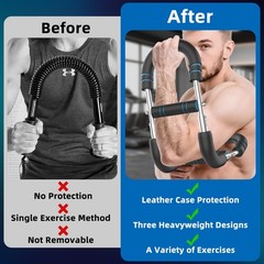 Power Twister Arm Trainer, 2026 New 40-100lb Adjustable Chest Workout Equipme…