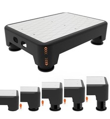 LIFTOZA 5-Level Adjustable Step Stool, 700 LBS Capacity Safety Bed Step for Seni