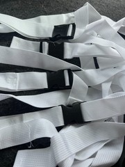 12 pc Safety Bed, Chair Restraints Tie Downs, Gait Belt, Legs, Arms, Wrist Strap