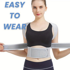Adjustable Posture Corrector Low Back Support Shoulder Brace Belt For Men Women