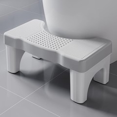 Compact Toilet Stool for Adults – Slip Resistant, Perfect for Standard Sizes