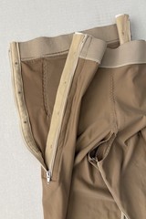 Post-Surgical Recovery Compression Girdle Shorts Zipper Beige Tan Women’s M