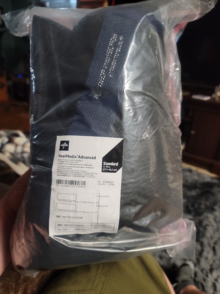 Medline MDT823330SW HEELMEDIX Advanced Heel Protector w/ Wedge Standard Size NEW
