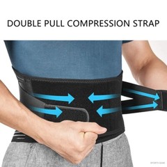 Fajas Para Hombres De Trabajo Soporte Con Tirantes Cinturones Ajustables Strap @
