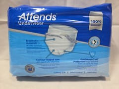 20 Ct ATTENDS Underwear Diapers Pull Ups ADULT SMALL/YOUTH 20″- 34″ Unopened