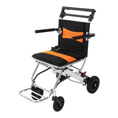 Folding Wheelchair Seniors Portable Travel Transport Wheel Chair 160kg/352.74lb