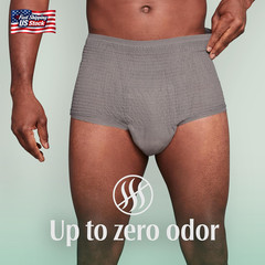 Depend Fresh Protection Adult Diapers, Incontinence Underwear for Men, Disposabl