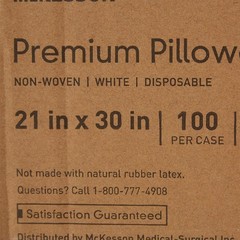 Disposable Non-Woven Pillowcases 21″ x 30″ Pack of 100 Standard White Pillow