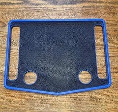Support Plus Walker Tray Table 21×16 Royal Blue Non-Slip Cup Holder #R038