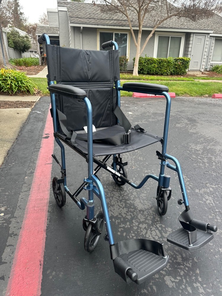 Nova 327/329 Transport Wheelchair Lightweight 19-lb Transport Chair