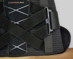 Copper Fit X-Back Support Brace Lumbar Support Adjustable Back Belt ~ L/XL