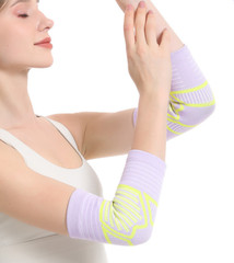 Arthritis Tendonitis Reduce Joint Pain Elbow Brace Compression Support Sleeve