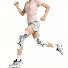 Knee Sleeve Compression Brace Support For Sport Gym Joint Pain Arthritis Relief