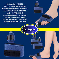 1 Pcs Toe Corrector Adjustable Splint Straightener Brace Support