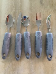 Adaptive Utensils Stainless Steel Knife Fork Spoon Brand New A1