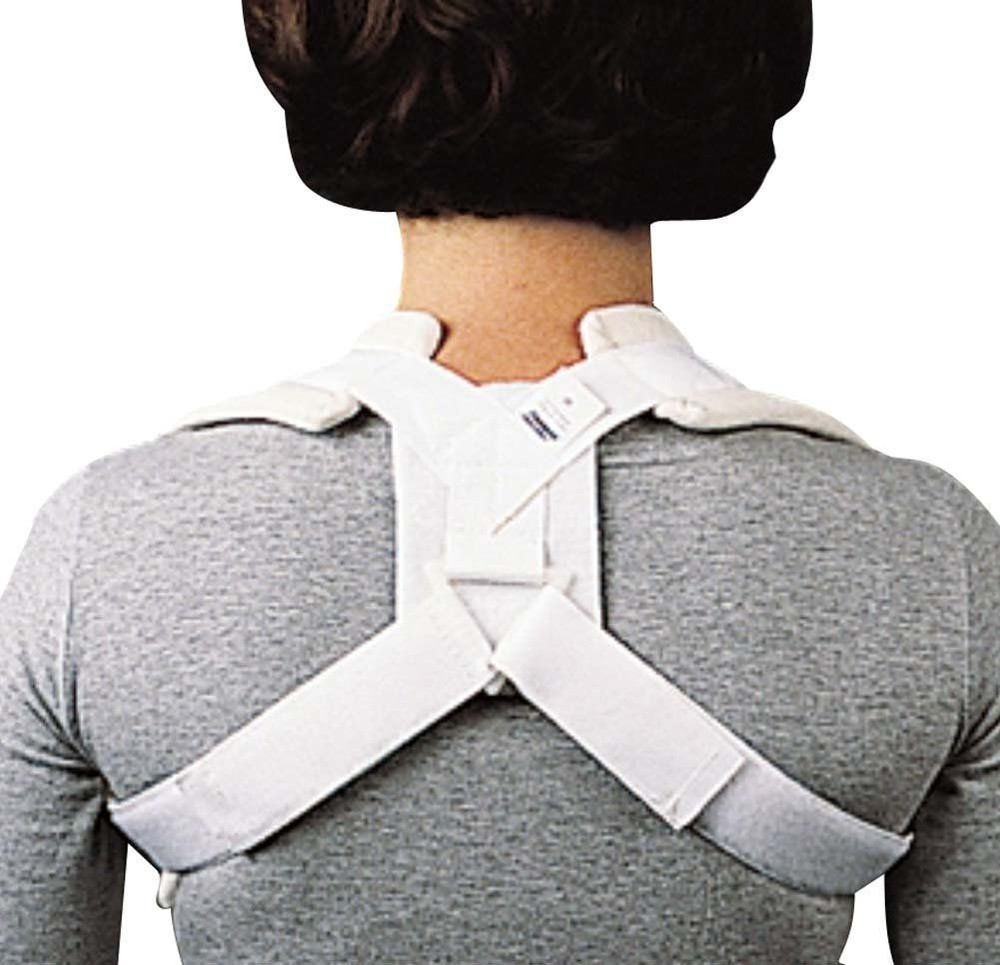 INTREX PADDED Clavicle SPLINT Hook and Loop Closure LG – BOX HAS MINOR DMG